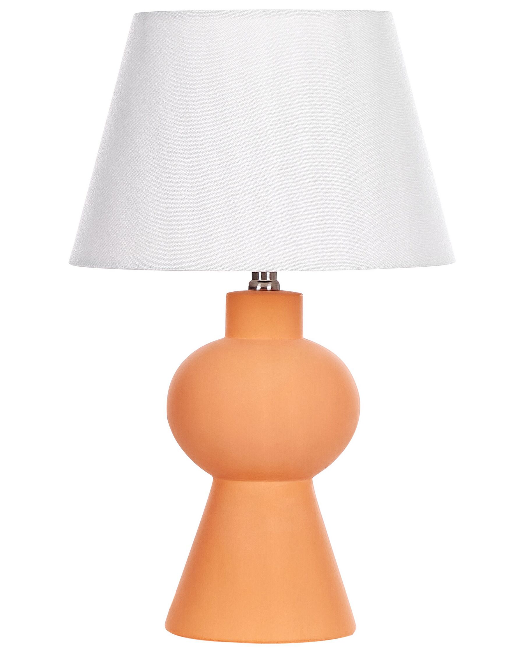 Tafellamp keramiek oranje FABILOS_878691