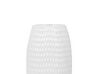 Dekorativní kameninová váza 25 cm bílá LINZI_796083