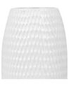 Dekoratívna kameninová váza 25 cm biela LINZI_796083