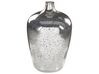 Glass Flower Vase 40 cm Silver KACHORI_830399