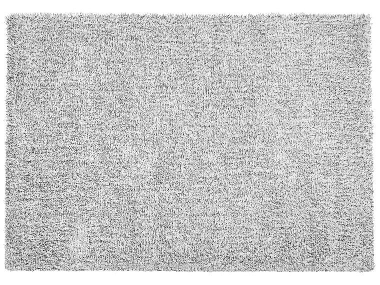 Vloerkleed polyester grijs gemêleerd 160 x 230 cm DEMRE_683581