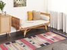 Kelim Teppich Baumwolle mehrfarbig 80 x 300 cm geometrisches Muster Kurzflor GANDZAK_869383