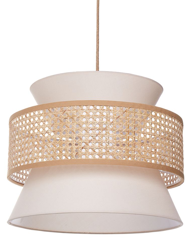 Lampadario In Rattan E Ferro A Forma Di Luna - Luce Naturale Intrecciata Per Ristorante, Bar, Camera Da Letto, Ingresso