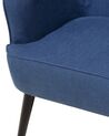 Fabric Armchair Navy Blue LOKEN_802369