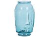 Vase décoratif en verre bleu 31 cm SAMBAR_823718