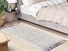 Wool Area Rug 80 x 150 cm White and Grey OMERLI _852618
