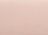 Tagesbett ausziehbar Samtstoff pastellrosa Lattenrost 90 x 200 cm CHAVONNE_870791