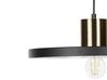 Lampe suspension en métal noir BOGAN_868559
