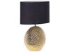 Lámpara de mesa de cerámica negro/dorado 51 cm NASVA_825677
