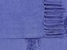 Plaid en coton 125 x 150 cm violet KHARI_839569