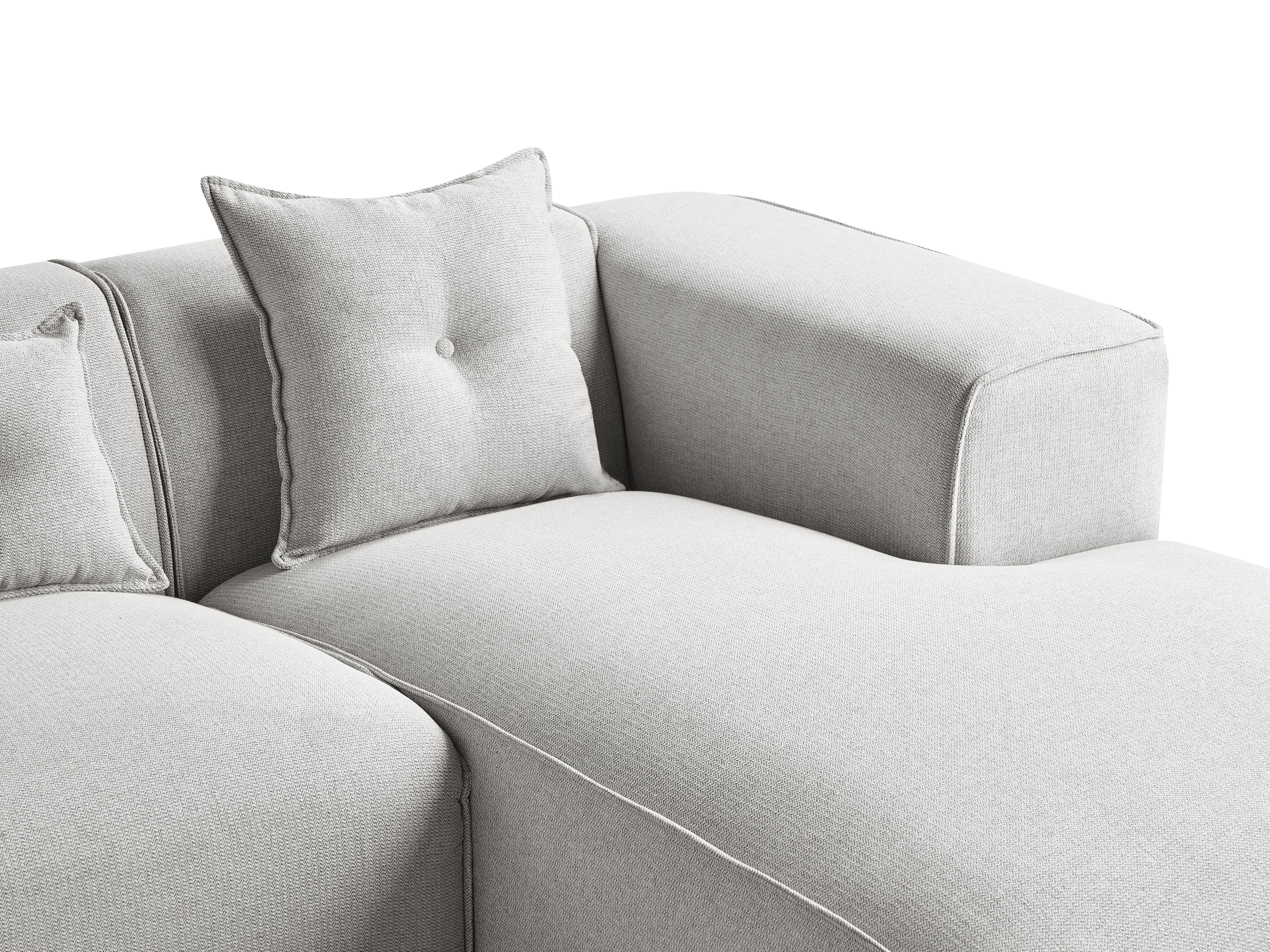 Narożnik lewostronny jasnoszary DOLVA