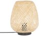 Lampe à poser en bambou clair 30 cm BOMU_877387