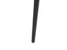 Eettafel MDF marmerlook/zwart ⌀ 120 cm ODEON_775980