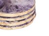 Conjunto de 4 bases para copos em ágata violeta RESEN_910695