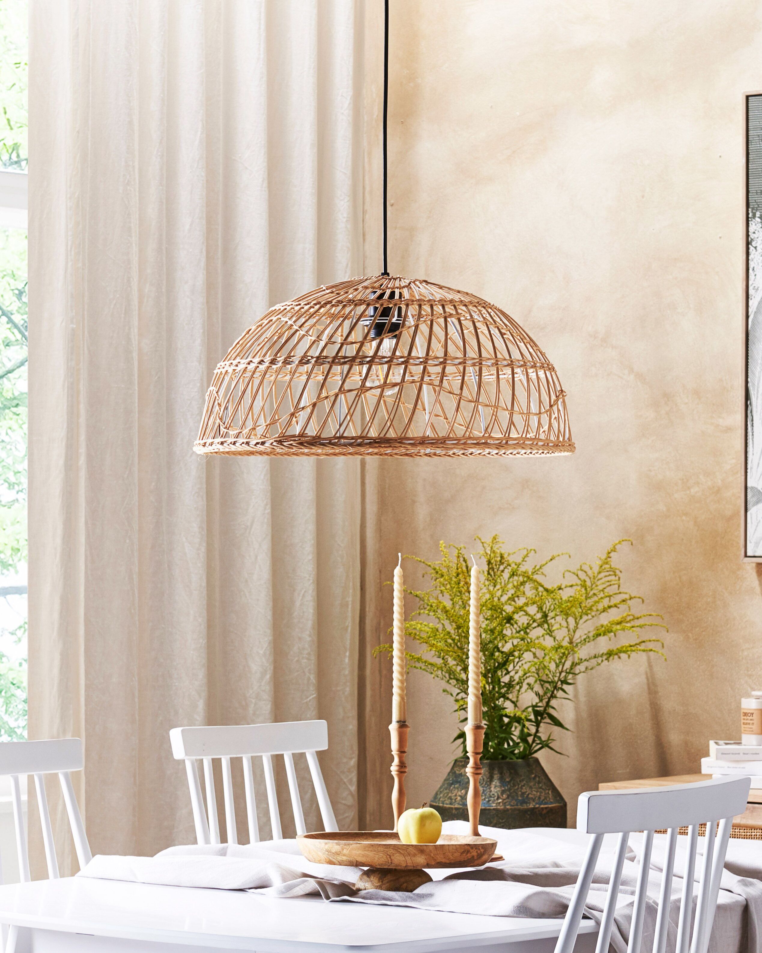 Lámpara De Techo De Ratán Negro. Tolanak | Maisons Du Monde