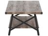 Coffee Table with Shelf Taupe Wood CARLIN_751630