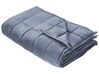 4kg Weighted Blanket 100 x 150 cm Blue NEREID_891481