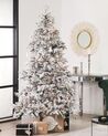 Zasněžený umělý vánoční stromek 180 cm bílý TOMICHI_782991