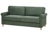 3-istuttava sohva vakosametti tummanvihreä RONNEBY_901423