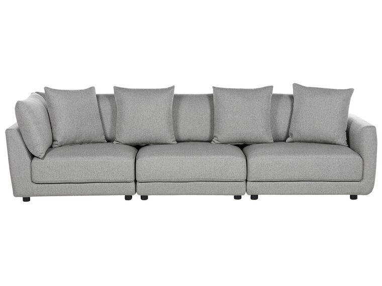 3 Seater Fabric Sofa Light Grey SIGTUNA_897671