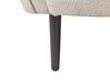 Left Hand Boucle Chaise Lounge Light Beige CHEVANNES_877213
