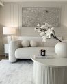 3-istuttava sohva buklee valkoinen LEIREN_900445