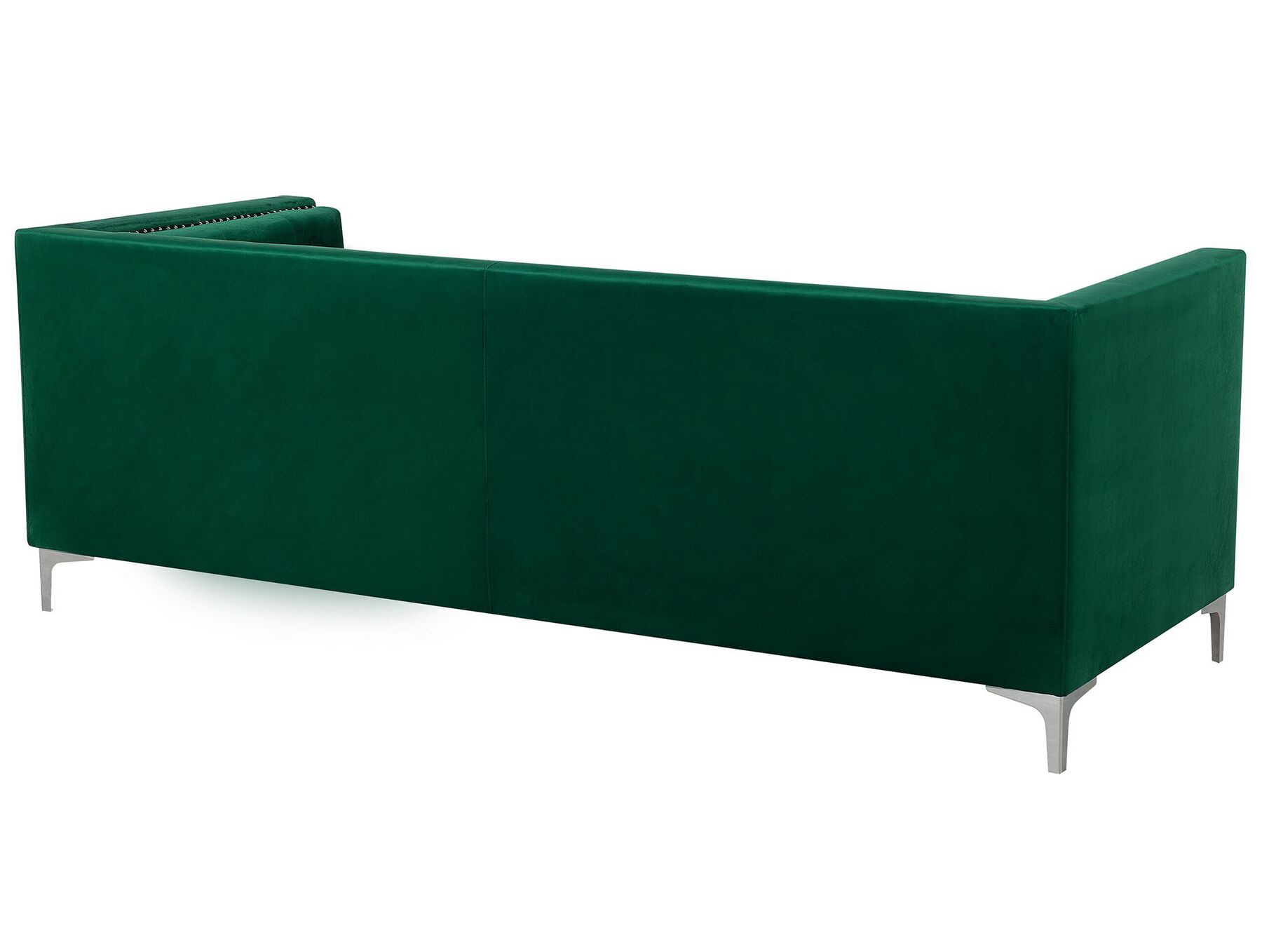 Sofá de 3 lugares em veludo verde esmeralda AVALDSENES Beliani.pt