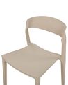 Set of 2 Dining Chairs Beige SOMERS_873425