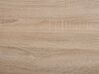 Esstisch heller Holzfarbton 180/210 x 90 cm ausziehbar HAGA_786570