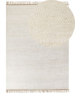 Matto juutti vaalea beige 160 x 230 cm LUNIA Matto juutti vaalea beige 160 x 230 cm LUNIA