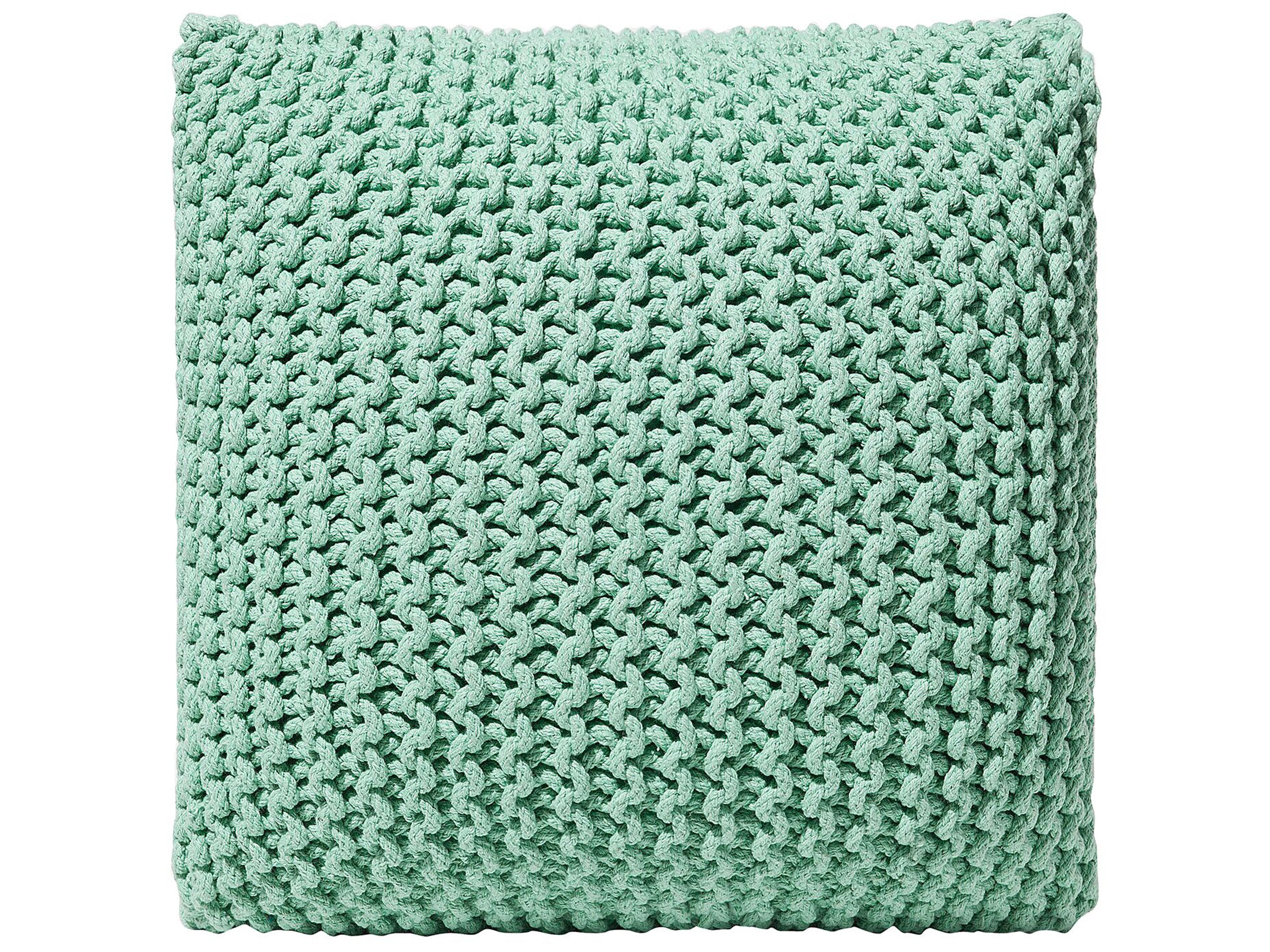 Pouffe Ottoman 50 X 50 Cm Mint Green Conrad Beliani Hu