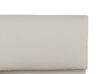 Cama con somier de poliéster beige claro/madera oscura 140 x 200 cm BELFORT_719947