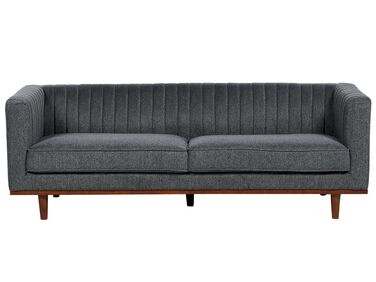 3-Sitzer Sofa dunkelgrau SKAULE 
