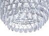 Crystal Pendant Lamp Silver SAUER_691438