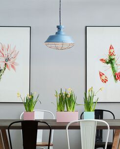 Riippuvalaisin metalli vaaleansininen SORMONNE