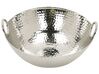 Taça decorativa em alumínio prateado SHIBAH_767956