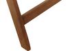 Zestaw mebli balkonowych drewno akacjowe z poduszkami szarymi AMANTEA_880363