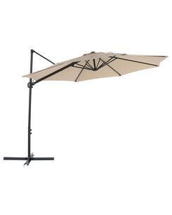 Riippuva aurinkovarjo beige ⌀ 295 cm SAVONA II Riippuva aurinkovarjo beige ⌀ 295 cm SAVONA II