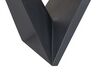 Eettafel MDF donkerbruin/zwart 200 x 100 cm SINTRA_729614