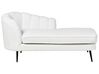 Left Hand Boucle Chaise Lounge Off-White ALLIER_887294
