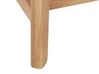 Mesa de centro de madera de caucho clara 50 x 50 cm TULARE_823414