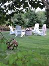 Biela záhradná stolička ADIRONDACK_810240