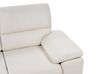Conjunto de sofás com 5 lugares em tecido creme claro VOGAR_901168