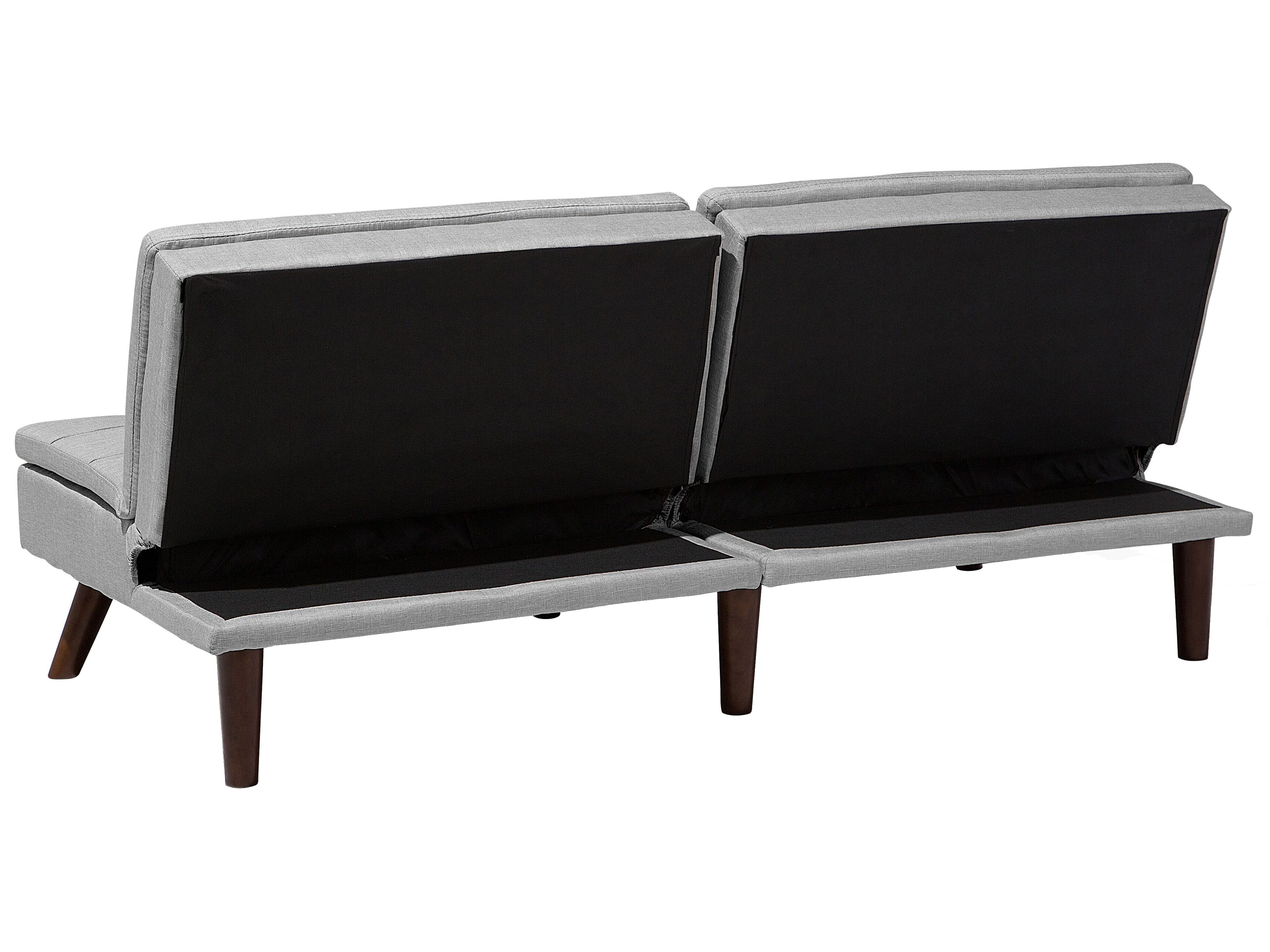 Sofa rozkładana jasnoszara RONNE