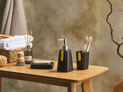 Kylpyhuonesetti 3 osaa keraaminen musta SONANA Kylpyhuonesetti 3 osaa keraaminen musta SONANA