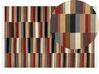 Kelim Teppich Wolle mehrfarbig 160 x 230 cm geometrisches Muster Kurzflor MUSALER_858389