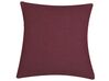 Cushion Striped 45 x 45 cm Red CAMPANULA_794035