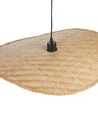 Lampa wisząca bambusowa jasne drewno GALANA_827235