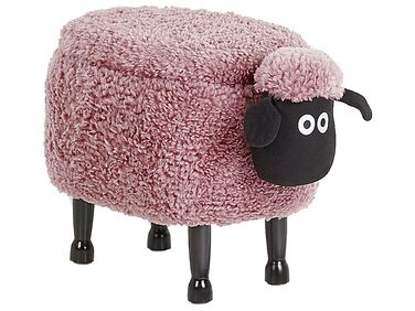 Zvieracia stolička s úložným priestorom ružová SHEEP