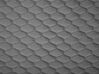 Cama de casal em veludo cinzento claro 180 x 200 cm BAYONNE_713654